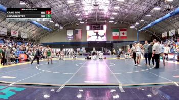 157 lbs Finals (2 Team) - Craig Rito, Hickory Ridge High School vs Lincoln Petee, Cardinal Gibbons High School