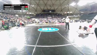 Boys 1B/2B 113 Semifinal - Micah Rocha, Northwest Christian (Colbert) vs Rodger Cate, Lake Roosevelt