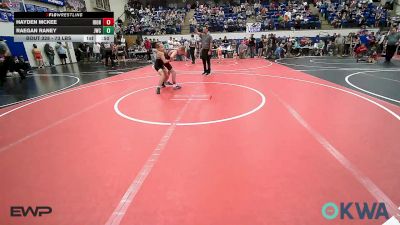 73 lbs Consolation - Hayden McKee, IRONMEN Wrestling Club vs Raegan Raney, Jay Wrestling Club