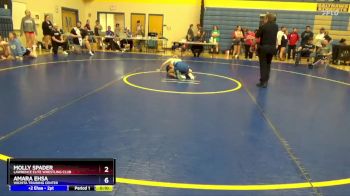 105 lbs Round 3 - Molly Spader, Lawrence Elite Wrestling Club vs Amara Ehsa, Wichita Training Center