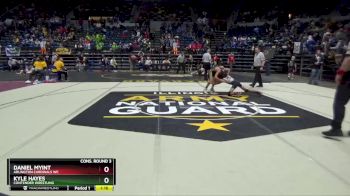 90 lbs Cons. Round 3 - Daniel Myint, Arlington Cardinals WC vs Kyle Hayes, Contender Wrestling