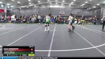 106 lbs Round 1 (4 Team) - Alvy Henderson, Dakota Hillbillies vs Aiden Wells, South Dakota Fury