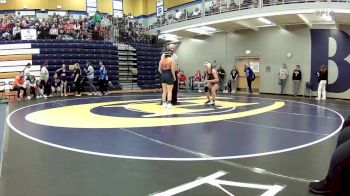 120 lbs. Champ. Round 1 - Kaylan Hitchcock, Olathe North vs Danielly Naysinger, Heritage