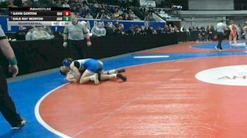 5A 150 lbs Quarterfinal - Dale Ray Morton, Arab vs Gavin Gorton, Elberta HS