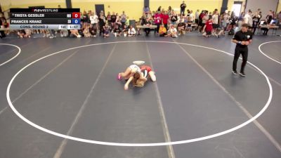 125 lbs Cons. Round 2 - Trista Gessler, MN vs Frances Kranz, SD