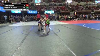 82 lbs Cons. Round 5 - Paxton McEwen, Mine Yard Dogs Wrestling Club vs Gabe Pilgrim, No Team