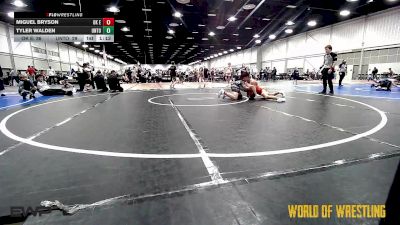 160 lbs 5th Place - Miguel Bryson, OK Elite 12U 2 vs Tyler Walden, Untouchables 12u Black