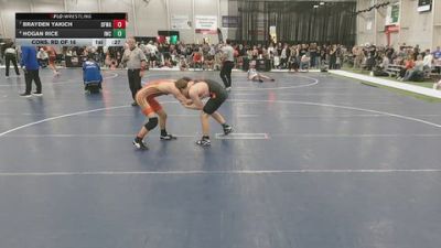 126 lbs Cons. Rd Of 16 - Brayden Yakich, Black Fox Wrestling Academy vs Hogan Rice, ISI Wrestling Club