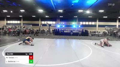 130 lbs Round Of 16 - Maya Tarbet, Garden City vs Lilyana Balderas, Team Thunder WC