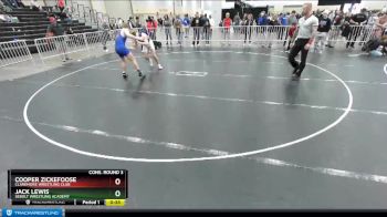 157 lbs Cons. Round 3 - Cooper Zickefoose, Claremore Wrestling Club vs Jack Lewis, Sebolt Wrestling Academy