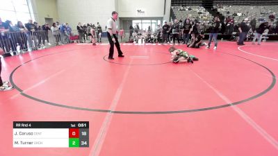76 lbs Rr Rnd 4 - Julian Caruso, Centurion Wrestling vs Maceo Turner, Orchard South WC