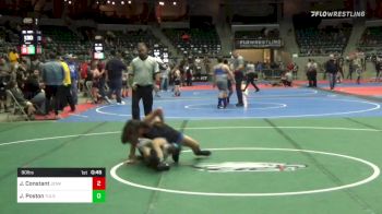 90 lbs 3rd Place - Jordan Constant, Jenks Trojan Wrestling Club vs Jaxen Poston, Tulsa Blue T Panthers