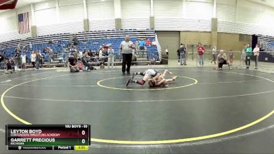 53 lbs Cons. Semi - Leyton Boyd, Contenders Wrestling Academy vs Garrett Precious, Michigan