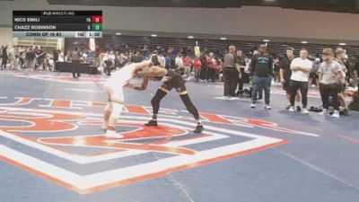 126 lbs Consi Of 16 #2 - Nico Emili, PA vs Chazz Robinson, IL