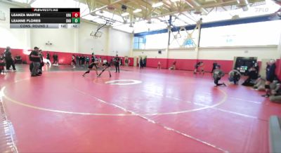 100 lbs Cons. Round 2 - Leanza Martin, Granada vs Leanne Flores, San Dimas