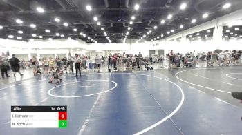 46 lbs Consi Of 8 #2 - Isaac Estrada, Top Rank vs Brody Koch, Montrose Wrestling Club
