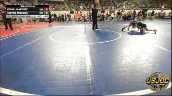 57 lbs Semifinal - Kendal Martinez, Glory Wrestling Academy vs Harper Atkinson, Honey Badgers Wrestling Club