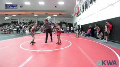 70 lbs Quarterfinal - Tripp Stevens, Hilldale Youth Wrestling Club vs Bowman Buckner, Berryhill Wrestling Club