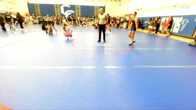 105 lbs Champ. Round 1 - Emma Seiler, Lady Phoenix vs Daniella Vazquez, Lion Of Judah Wrestling Academ