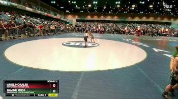 46-49 lbs Round 3 - Davinie Ross, Greenwave Youth Wrestling vs Ariel Morales, Nevada Elite Wrestling