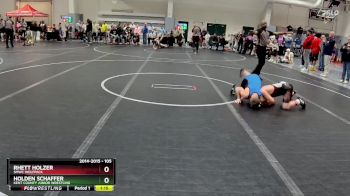 105 lbs 1st Place Match - Holden Schaffer, Kent County Junior Wrestling vs Rhett Holzer, SMWC Wolfpack