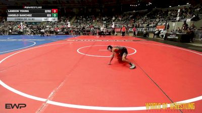 55 lbs Consi Of 16 #2 - Landon Young, South Central Punisher Wrestling Club vs Angelo Sanchez, Reign WC