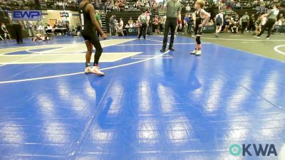 76 lbs Semifinal - Xylin Pennington, Henryetta Knights Wrestling Club vs Jerell Haynie Jr, D3 Wrestling Cluib