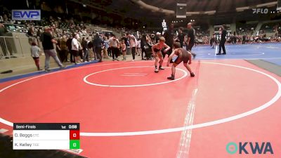 75 lbs Semifinal - Owen Boggs, Cleveland Takedown vs Kaisen Kelley, Tiger Trained Wrestling