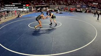 G 132 lbs Cons. Round 4 - Caitlyn Wynn, Baton Rouge Girls vs Jacqueline Gross, Kenner Discovery Health Science Girls