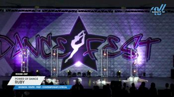 Power of Dance - Ruby [2025 Youth - Prep - Contemporary/Lyrical Day] 2025 DanceFest Grand Nationals