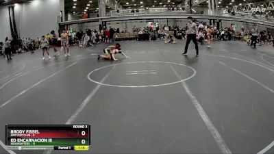 92 lbs Round 3 (4 Team) - Brody Fissel, Grit Mat Club vs Ed Encarnacion III, Headhunters