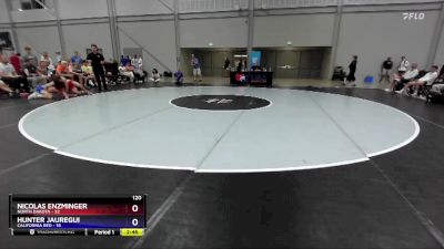 120 lbs Placement Matches (8 Team) - Nicolas Enzminger, North Dakota vs Hunter Jauregui, California Red