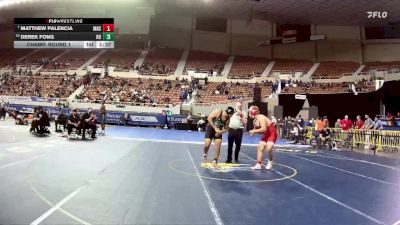 190-D2 Champ. Round 1 - Matthew Palencia, Independence High School vs Derek Fong, Horizon High School