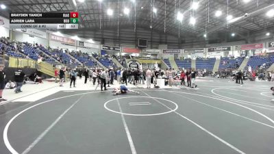 116 lbs Consi Of 8 #2 - Brayden Yakich, Black Fox Wrestling Academy vs Adrien Lara, Bison Wrestling