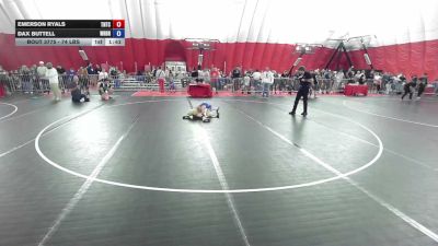 74 lbs Cons. Sub-semis - Emerson Ryals, Team Nazar Training Center vs Dax Buttell, Wrestling Brotherhood