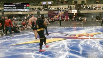 285 lbs Finals (8 Team) - Andrew Olson, Stillwater, MN vs Armon Williams, Bettendorf, IA