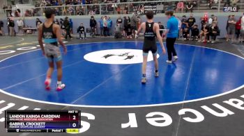 113 lbs Quarterfinal - Landon Kainoa Cardenas-Sumera, Avalanche Wrestling Association vs Gabriel Crockett, Pioneer Grappling Academy