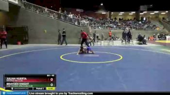 45 lbs Quarterfinal - Brayden Knight, Lake Stevens Wrestling Club vs Julian Huerta, Bulldog Mat Club