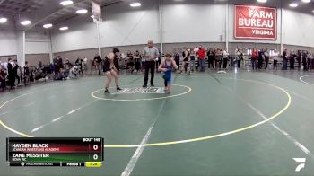 100 lbs 1st Place Match - Zane Messiter, Nova WC vs Hayden Black, Scanlan Wrestling Academy