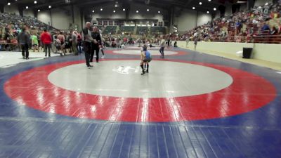 61 lbs Rr Rnd 3 - Maxwell Morris, West Forsyth Wrestling Club vs Sawyer Huckeba, South Forsyth WAR Wrestling Club