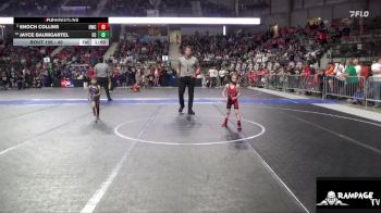 40 lbs Champ. Round 1 - Jayce Baumgartel, Elk County vs Enoch Collins, Hugoton Wrestling Club