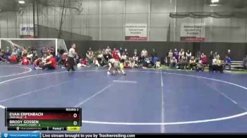 90 lbs Round 2 (6 Team) - Brody Gossen, South Dakota Storm vs Evan Erpenbach, Iowa Blue