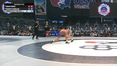 190 lbs Champ. Rd Of 64 - Sean Perez, Texas vs Marco Casillas, Illinois