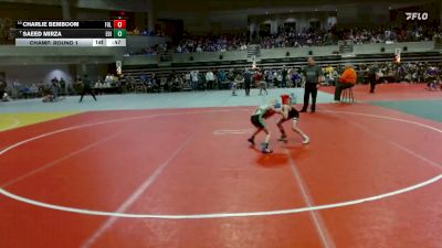50 lbs Champ. Round 1 - Saeed Mirza, Edina vs Charlie Bemboom, Foley