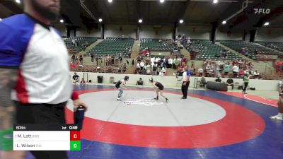 80 lbs Final - Maisyn Lott, Bison Takedown Wrestling Club vs Lilyana Wilson, The Storm Wrestling Center