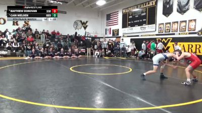 132 lbs 5th Place Match - Cain Nielsen, North Butler-Clarksville vs Matthew Donovan, South Winneshiek