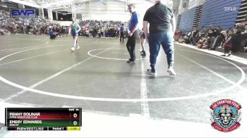 92 lbs Round 2 - Penny Dolinar, Piper Wrestling Club vs Emery Edwards, Bobcat