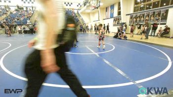 52 lbs 5th Place - Daxton Houston, Skiatook Youth Wrestling vs Daxton Moore, Black Fox Wrestling