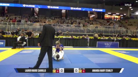 Lauren Marie Carrillo vs Amanda Mary Stanley 2025 Pan Jiu Jitsu IBJJF Championship