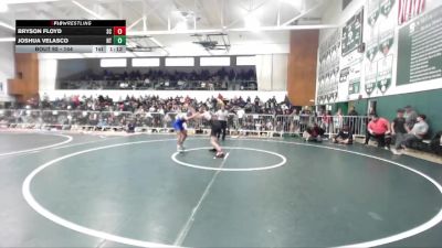 144 lbs Champ. Round 1 - Bryson Floyd, San Clemente vs Joshua Velasco, North Torrance